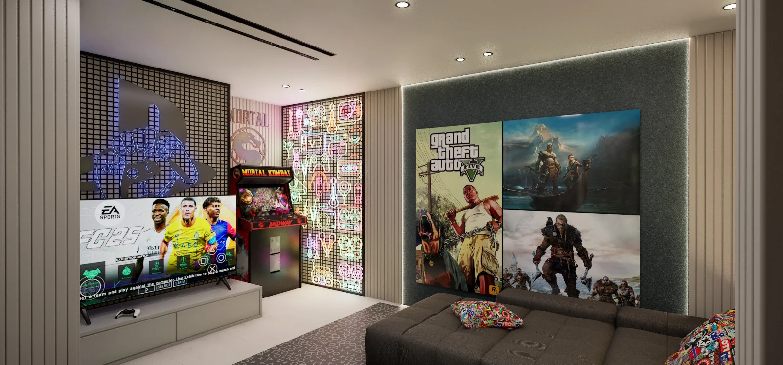Games & entertainment room